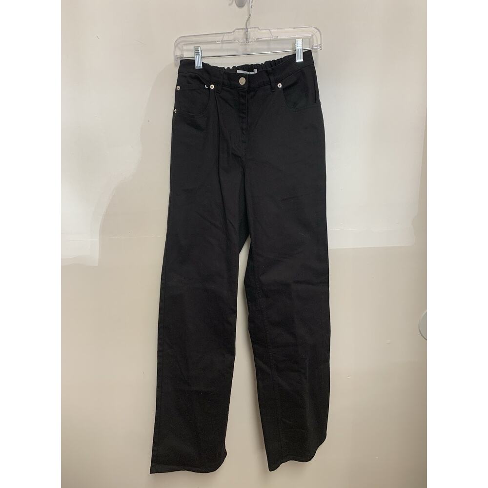 NWT Thakoon Black Wash High Waisted Denim Pant Size 4